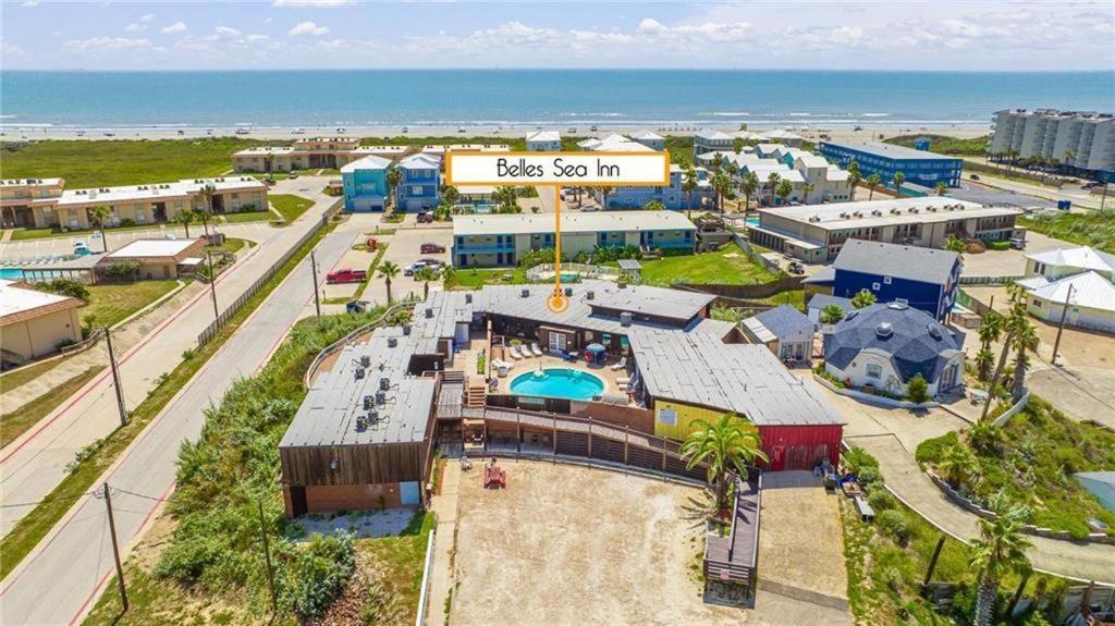 Belles Sea Inn Port Aransas Bagian luar foto