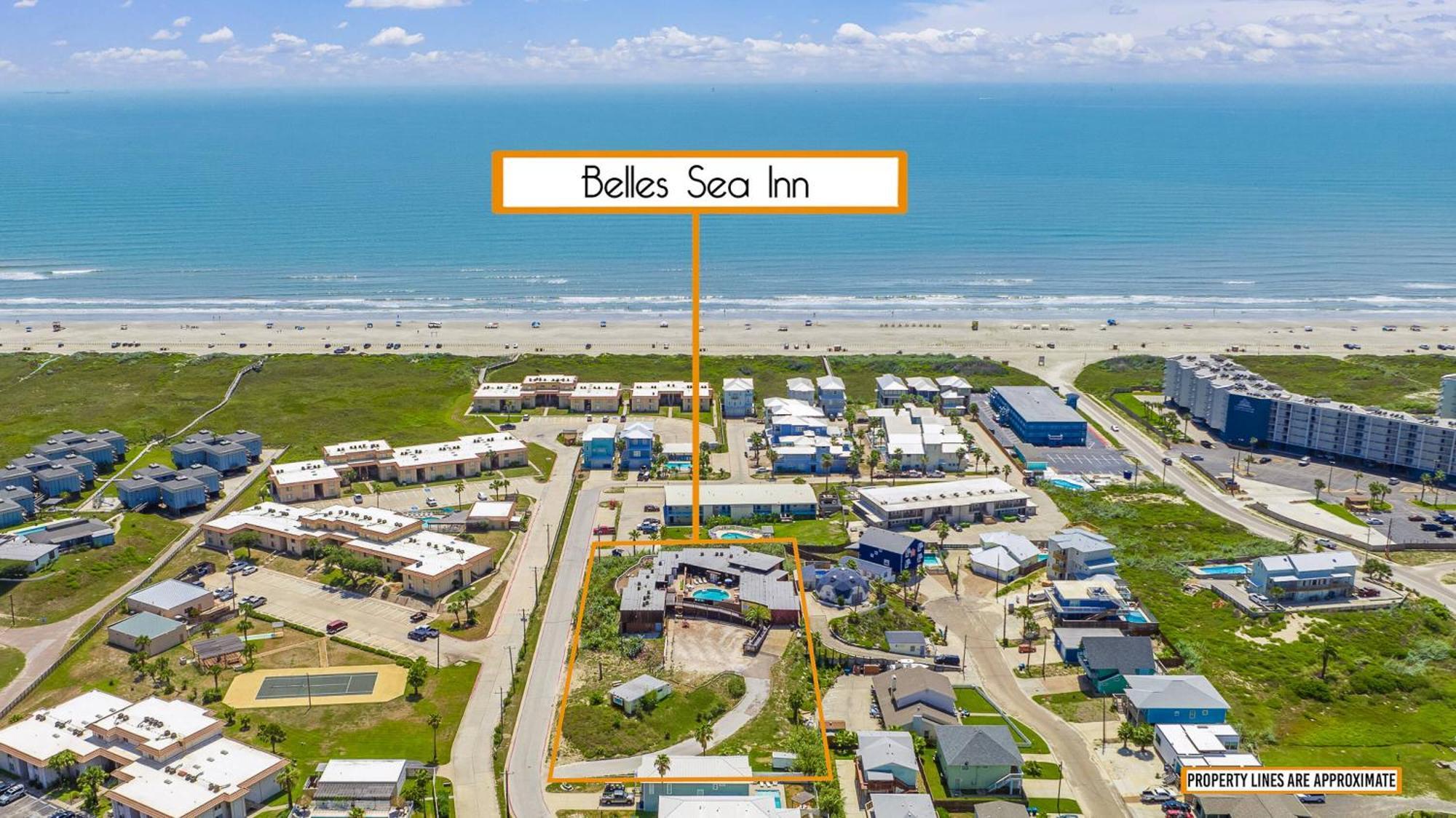 Belles Sea Inn Port Aransas Bagian luar foto